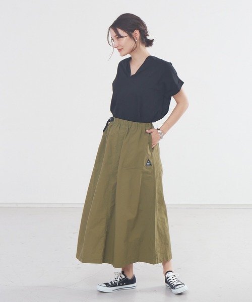 「abahouse mavie」 半袖カットソー フリー ブルー レディース_画像9