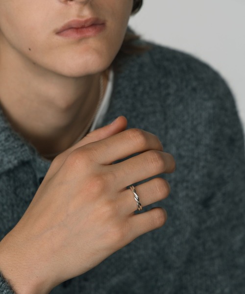 SILVER925 TWIST DESIGN RING/シルバー/リング SILVER925 TWIST DESIGN RING/シルバー/リング