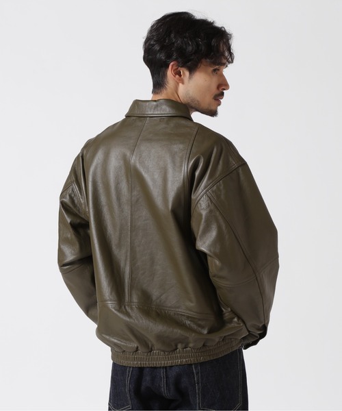 ブルゾン アウター LEATHER CWU BLOUSON / レザー CWU ブルゾン / AVIREX / アヴィレックス メンズ レディースの画像
