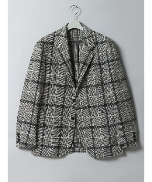 ジャケット テーラードジャケット GOOVI ウールソフトツイード ビッグ