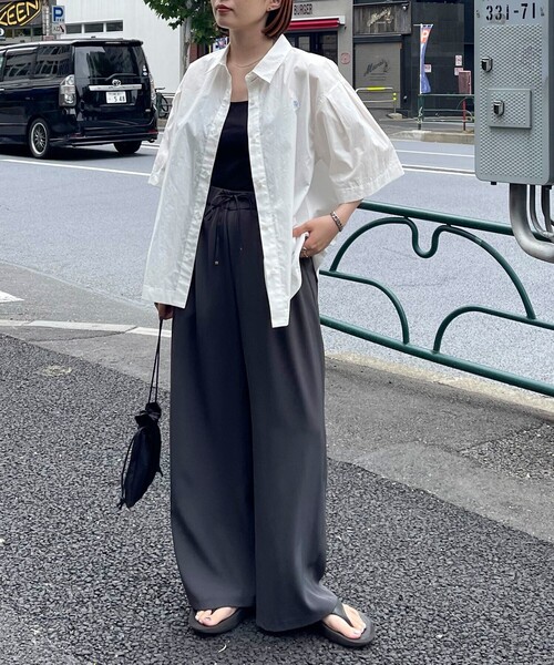 「fredy emue」 半袖シャツ 38 ベージュ レディース_画像4