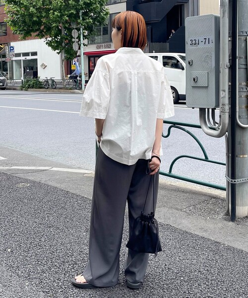 「fredy emue」 半袖シャツ 38 ベージュ レディース_画像9