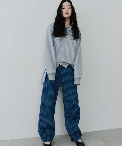 thinkto ジーンズ デニム デニムパンツ 「thinkto」ストライプ