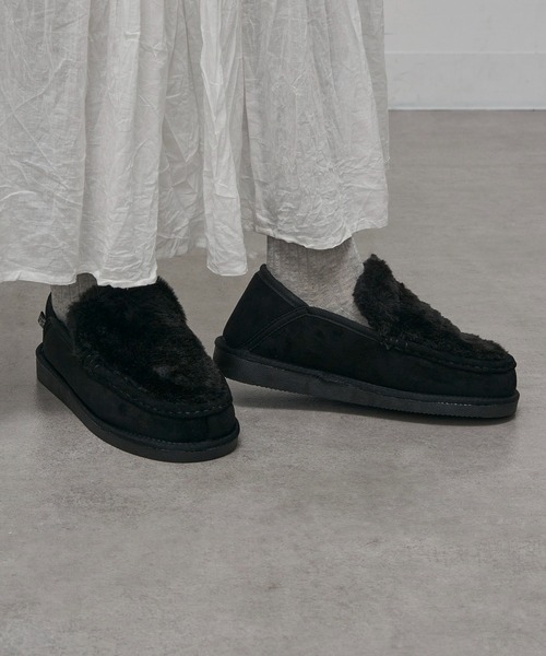 【新品未使用品】Footwear by Footskins モカシンシューズ SHAKA｜【40%OFF】モカシンブーティー ZIP MOCCASIN BOOTIE EX ブーツ