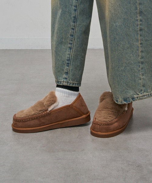 MEI（メイ） デッキシューズ モカシン 「MEI」FUR MOCCASIN / ファー