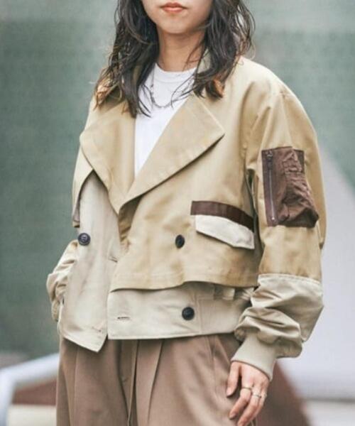 AULA AILA（アウラ アイラ） トレンチコート コート 別注トレンチMA-1