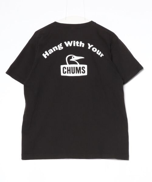 CHUMS（チャムス） 半袖Tシャツ X-LARGE ブラック メンズ : ZOZOTOWN