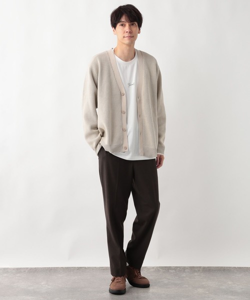 Cotton アゼ カーディガン Deuxieme Classe（ドゥーズィエムクラス） カーディガン LEWES アゼ