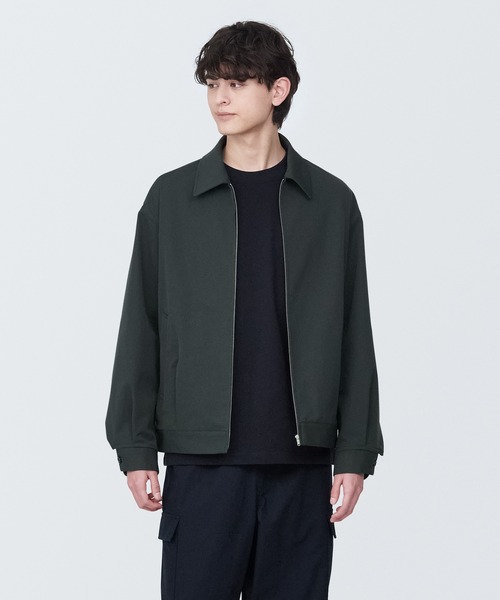 【新品同様タグ付き】MUJI Labo ナイロンワークブルゾン　L MUJI Laboの新作『ナイロンワークブルゾン』 フィールドジャケットの