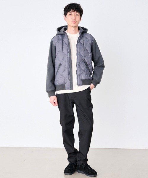 RIO jacket ファーフード2way ジャケット ダウンコンビ フード 2WAYジャケット（その他アウター/メンズ