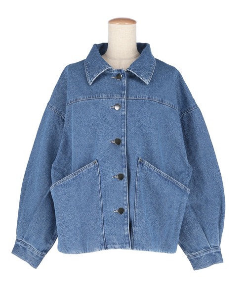 coca（コカ） デニムジャケット gジャン オーバーサイズデニム