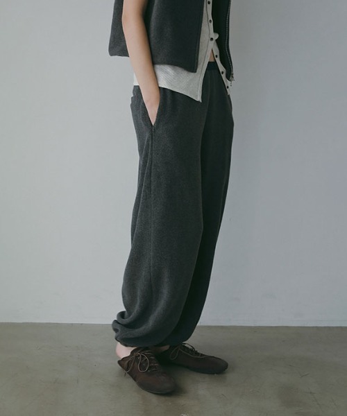 ETRE TOKYO（エトレトウキョウ） パンツ リラクシーフリースパンツ
