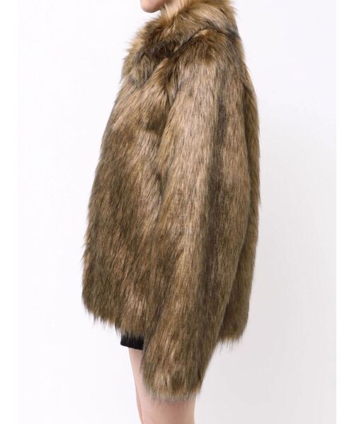 MURUA（ムルーア） ステンカラーコート コート フェイクファーライン