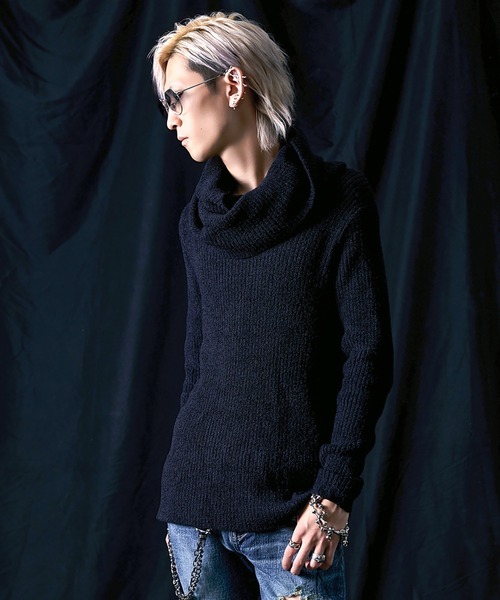 FUGA セーター ニット 「FUGA/フーガ」ボリュームネックドレープニット
