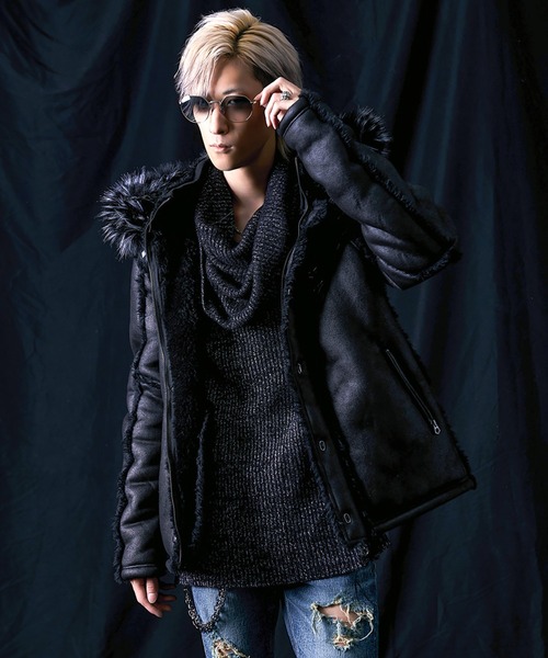 FUGA セーター ニット 「FUGA/フーガ」ボリュームネックドレープニット