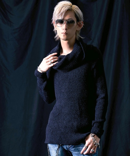 FUGA セーター ニット 「FUGA/フーガ」ボリュームネックドレープニット 