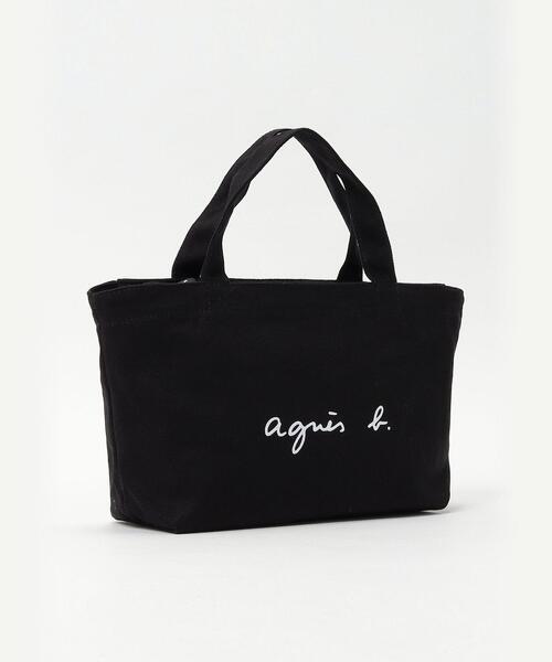 本日限定！agnes b アニエスベー ハンドバッグ A4収納可能 通勤ブラック agnes b.（アニエスベー） ハンドバッグ FREE ブラック レディース