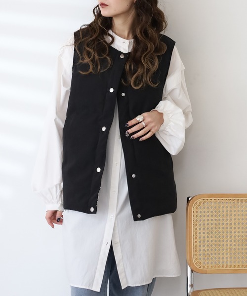 BARNDOOR（バーンドア） ダウンベスト ベスト 中綿リバーシブルベスト