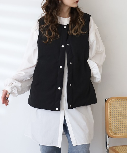 BARNDOOR（バーンドア） ダウンベスト ベスト 中綿リバーシブルベスト