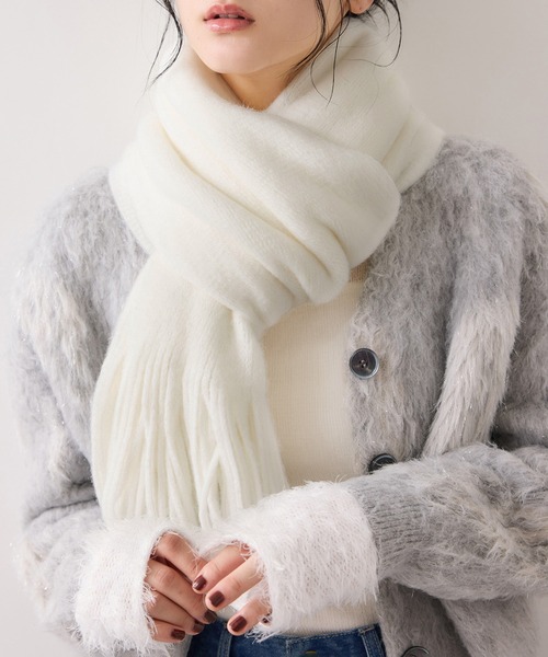 VIS（ビス） ストール マフラー ミンクタッチもちもちストール