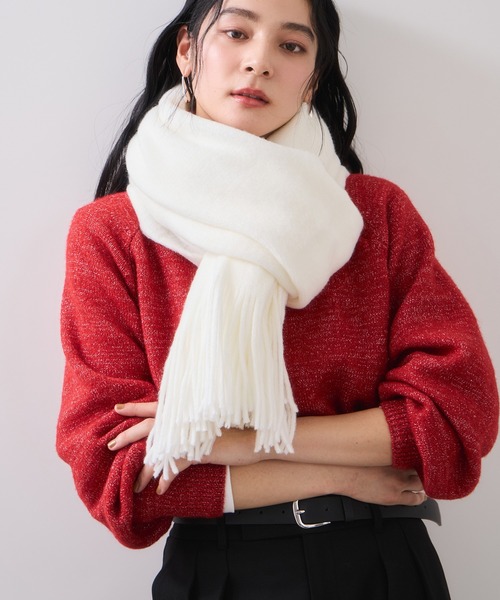 VIS（ビス） ストール マフラー ミンクタッチもちもちストール