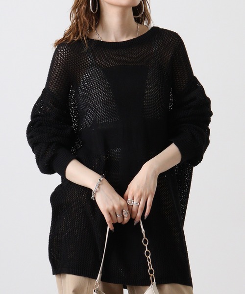 RE730 長袖ニット M ブラック メンズ : ZOZOTOWN Yahoo!店 - 通販