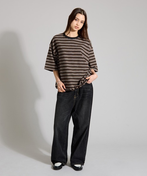 「WETTEMPT」 半袖Tシャツ MEDIUM ブラック系その他 メンズ_画像9