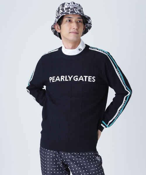 PEARLY GATES（パーリーゲイツ） セーター ニット 12G地柄クルーネック