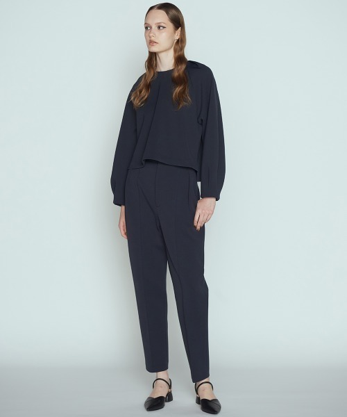 「ESSENTIAL」 パンツ 36 ネイビー レディース_画像9