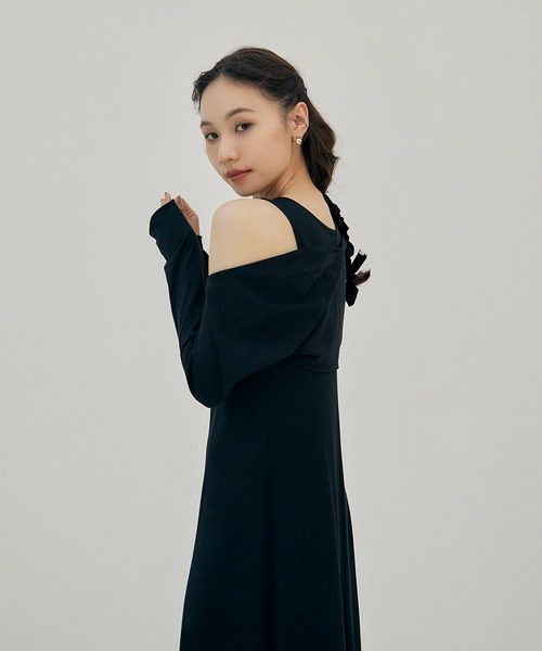 「RANDEBOO」 コンビワンピース FREE グレー レディース_画像8