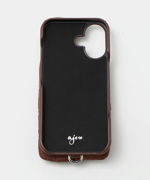 ajew（エジュー） スマホケース 「ajew」PUFFER iPhone16ケース