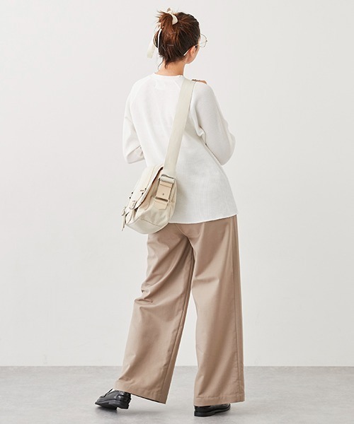 「petit main LIEN」 イージーパンツ S グレー レディース_画像3