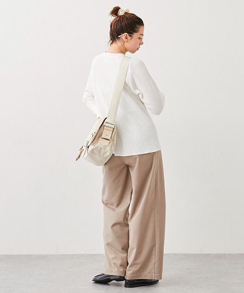 「petit main LIEN」 イージーパンツ S グレー レディース_画像4