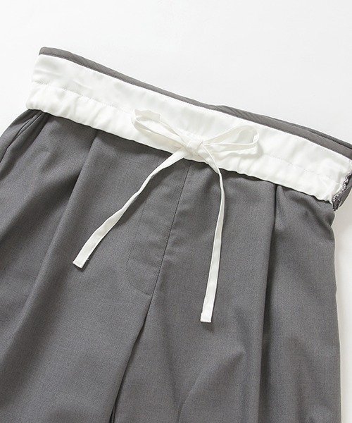「petit main LIEN」 イージーパンツ S グレー レディース_画像9