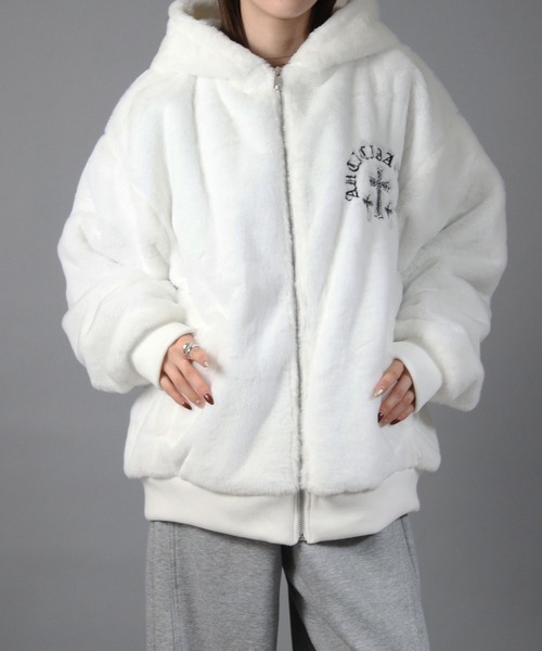 NYLAUS（ナイラス） パーカー 「NYS」オールドイングリッシュ クロス