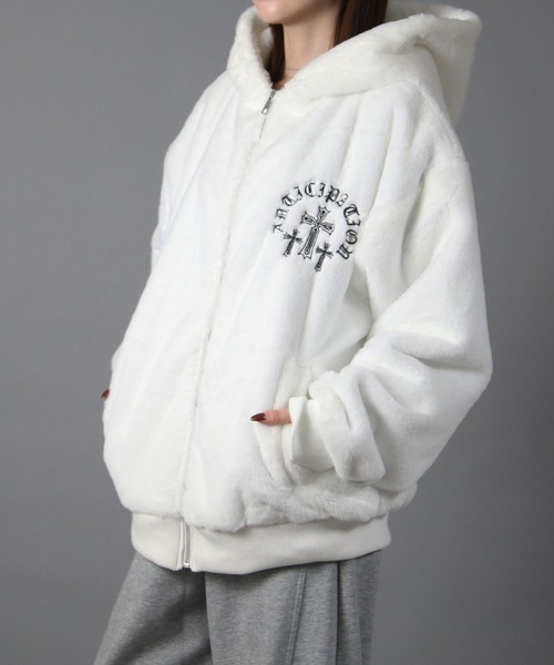 NYLAUS（ナイラス） パーカー 「NYS」オールドイングリッシュ クロス