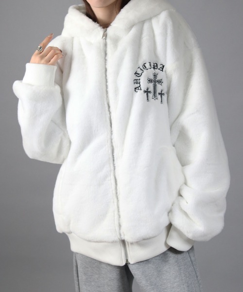 NYLAUS（ナイラス） パーカー 「NYS」オールドイングリッシュ クロス