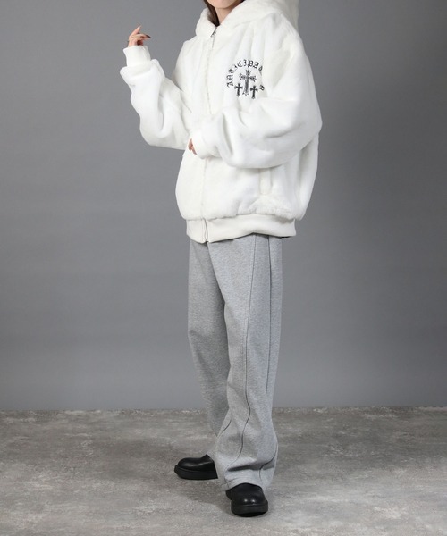 NYLAUS（ナイラス） パーカー 「NYS」オールドイングリッシュ クロス