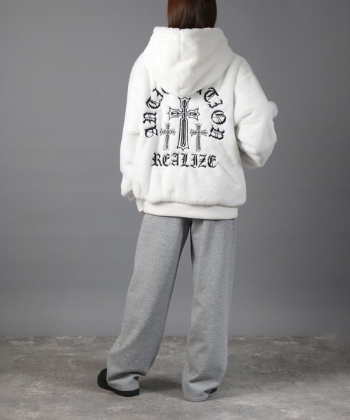 NYLAUS（ナイラス） パーカー 「NYS」オールドイングリッシュ クロス