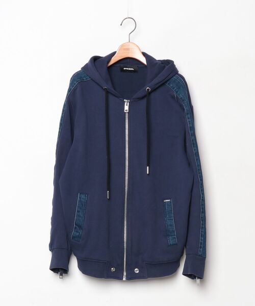 DIESEL（ディーゼル） ブルゾン - ブルー メンズ : ZOZOTOWN Yahoo!店