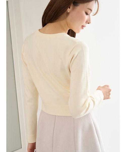 SNIDEL（スナイデル） ニット セーター ブローチ付きニットプル