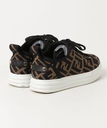 「FENDI」 ローカットスニーカー 35 ゴールド レディースの画像2