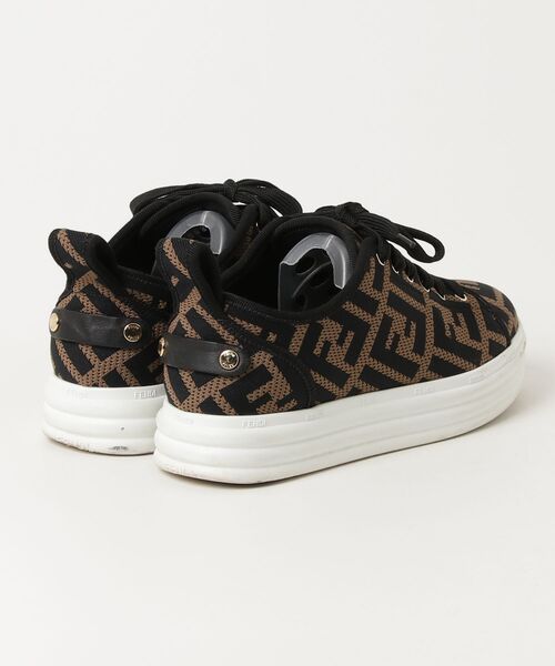 「FENDI」 ローカットスニーカー 35 ゴールド レディースの画像2