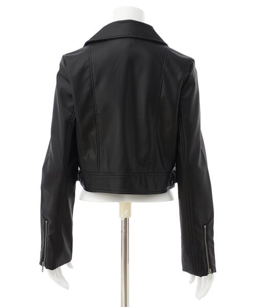 「INGNI」 ライダースジャケット M ブラック レディース_画像4