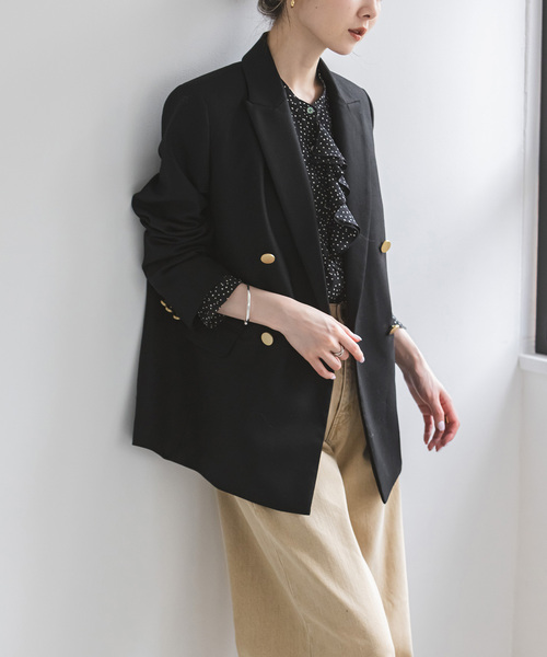 NOBLE（ノーブル） テーラードジャケット 38 ベージュ レディース