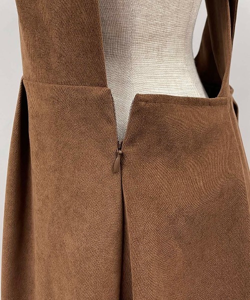 「PICCIN」 ノースリーブワンピース M キャメル レディース_画像3