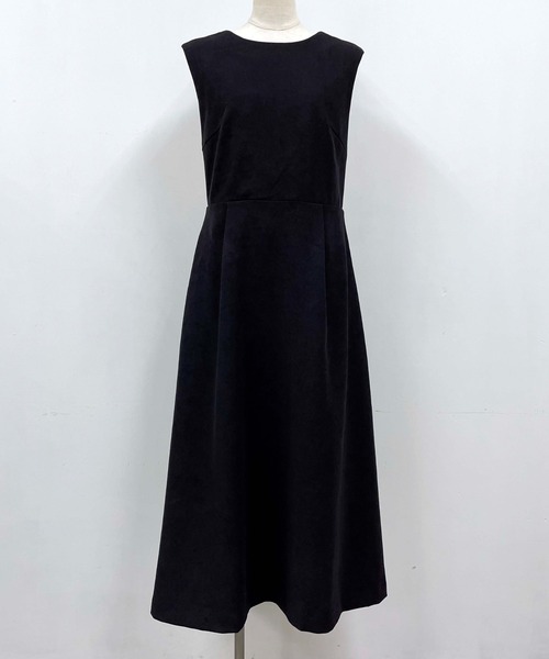 「PICCIN」 ノースリーブワンピース M キャメル レディース_画像7