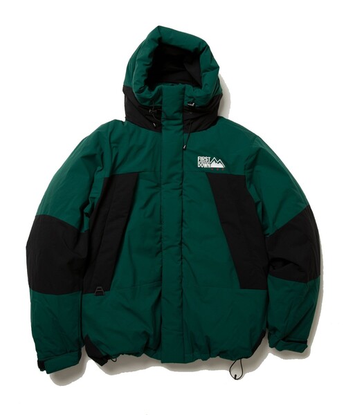 FIRST DOWN（ファーストダウン） ダウンコート LARGE グリーン メンズ