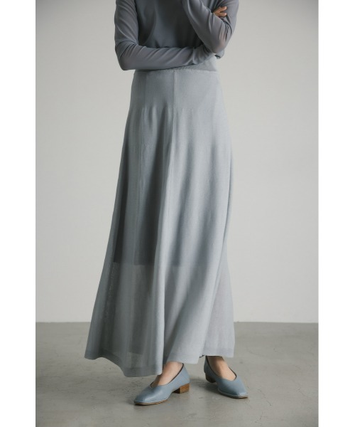 「STYLEMIXER」 ニットスカート SMALL グレー レディース_画像3