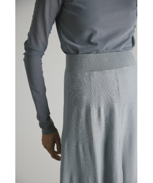 「STYLEMIXER」 ニットスカート SMALL グレー レディース_画像4